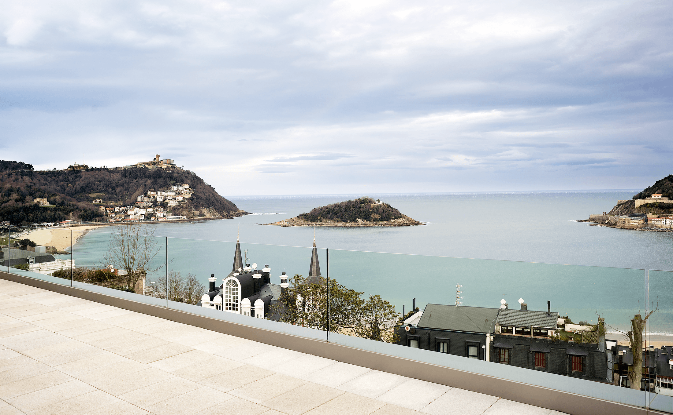 Terasă panoramică cu balustradă View Crystal