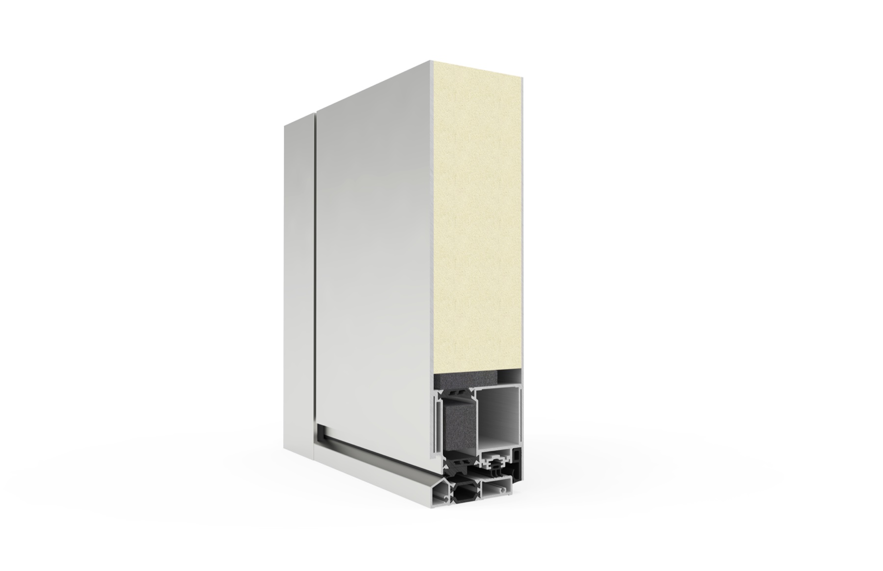 Detaliu constructiv Cortizo Millennium Plus Panelled